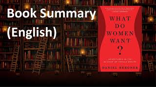 What Do Women Want  Book summary [upl. by Thorny365]