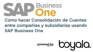 SAP Business One en español  Consolidación de Cuentas por Cobrar [upl. by Ajax836]