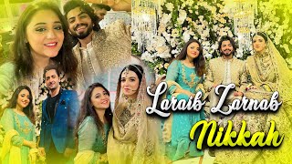 Finally Laraib Zarnab Ka Nikkah Hogya 😍  ZARAIB NIKKAH  Laraib Zarnab Nikkah [upl. by Ellecram57]