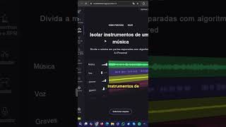 😱 Como separar a VOZ dos INSTRUMENTOS musicais GRÁTIS [upl. by Aenaj597]