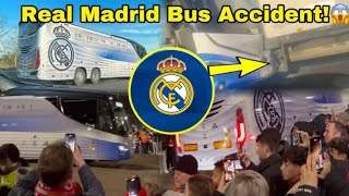 REAL MADRID UCL LOSS AFTER BUS ACCIDENT DRIVER INJURY football ucl realmadrid subscribe youtube [upl. by Hellah715]