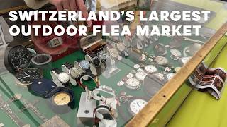 Vintage Watches and Tools at Switzerlands Largest Flea Market [upl. by Britni402]