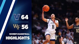 Womens Basketball  Highlights vs Wake Forest [upl. by Ettegroeg]