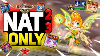 ONLY 23 Star Monsters Team in Summoners War [upl. by Nairb923]