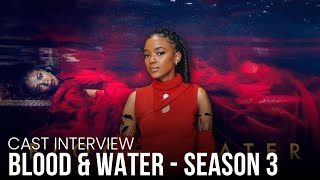 BLOOD AND WATER Season 3  Interview with AMA QAMATA [upl. by Theadora]