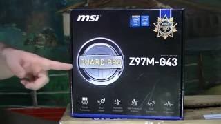 Review PlacaMãe msi Z97MG43 [upl. by Linn344]