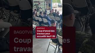 Vaste chantier à Bagotville pour accueillir les F35  Vidéojournal [upl. by Liagiba]