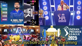 IPL mega auction 2025 LIVE streaming [upl. by Sartin]