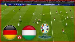 🔴LIVE Germany vs Hungary  EURO 2024  Match Live Today [upl. by Eudoxia249]