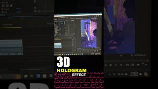 Premiere pro 3D Hologram Effect Telugu  3D effect Telugu in premiere pro tutorials [upl. by Lekar]