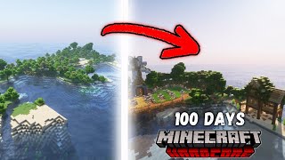 I Survived 100 Days on an ISLAND on MINECRAFT HARDCORE Pt 1 MacBook Pro Edition [upl. by Goodrich539]