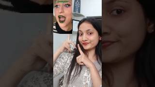 Omg beetlejuice lip trend😱😮Lets try this viral hack✅hack ytshorts makeup beetlejuice trend [upl. by Searle874]