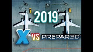 XPLANE 11 VS P3D V4 2019 [upl. by Lundberg]