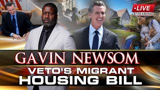 Gov Gavin Newsom Vetos Migrant Housing Bill Venezuelan Migrant Family Purchase Home In Chicago [upl. by Gnirps]