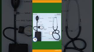 parts of sphygmomanometer nursinglover nursingdegree [upl. by Asiek]