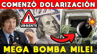 COMENZÓ DOLARIZACIÓN DE ARGENTINA MEGA BOMBA MILEI 🚨 quotDOLARIZACIÓN ENDOGENAquot Y FIN DE BANCO CENTRAL [upl. by Essirahc133]