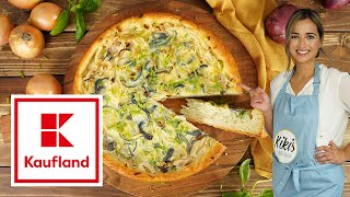 Herbstrezepte  Vegetarischer Zwiebelkuchen mit Hefeteig  Kaufland [upl. by Isidora898]