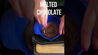 Air Fryer Melted Chocolate shorts [upl. by Aimaj]