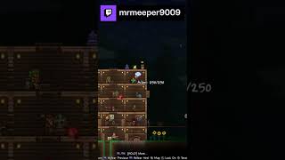 Terraria not at all pro terraria game play  mrmeeper9009 on Twitch [upl. by Roane681]