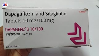 DapahenzS 10100 Tablet  Dapagliflozin and Sitagliptin Tablets  Dapahenz S 10100 Tablet Uses [upl. by Kazmirci]