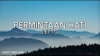 Letto  Permintaan Hati Lirik [upl. by Aynatan]