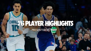 Player Highlights Jared McCain vs Charlotte Hornets  111024 [upl. by Pia733]