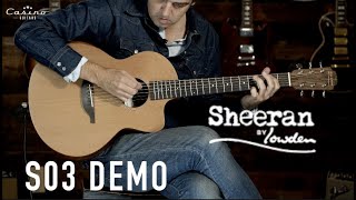 2019 Sheeran By Lowden S03 Cedar and Santos Rosewood Demo [upl. by Dragde50]