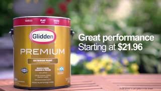 Glidden® Premium Exterior Paint [upl. by Ycnuahc113]