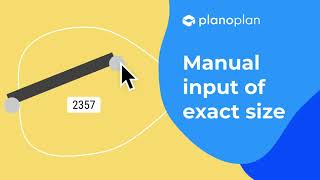 Planoplan Manual input of exact size [upl. by Araldo]