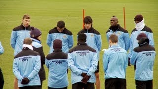 INSIDE CITY 24 Balotelli Dzeko Tevez Milner Pizarro and Johnson HeadTennis HD [upl. by Tolmann]