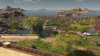 Anno 1800 Ambience Watching Taborime from Emperor Katekmas Palace [upl. by Nolham760]