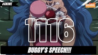 ONE PIECE 1116 PREVIEW EPISODE ANIME  BUGGYS SPEECH [upl. by Loggins]