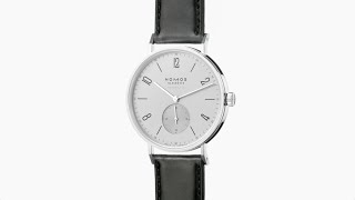 Tangente 39 platinum gray from NOMOS Glashütte [upl. by Erroll892]