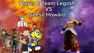 Player amp Team Legoshi VS Geese Howard [upl. by Adolpho871]