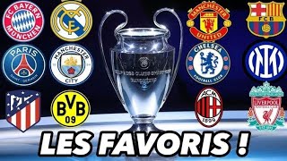 TOP 5 DES FAVORI POUR LA LDC 20212022 [upl. by Mairam]