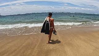 Snorkeling beach at Marissa  Sri Lanka [upl. by Nilyak876]