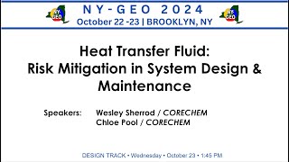 Heat Transfer Fluid  Risk Mitigation in System Design amp Maintenance [upl. by Cloe]