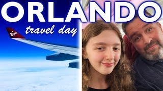 Orlando Florida Travel Day Vlog  Virgin Atlantic MANCHESTER  MCO  Disney World amp Coronado Springs [upl. by Obmar731]