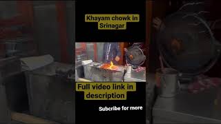 Khayam chowk chicken tikka shorts kashmirifood srinagar [upl. by Marchak]