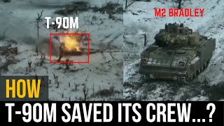 Russian T90M destroyed by Bradley IFV The Shocking Ukraine Battle in in Avdiivka [upl. by Ttocserp724]