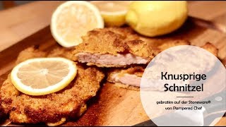 Knusprige Schnitzel von der Stoneware®️ von Pampered Chef®️  quotJamesquot großer Ofenzauberer [upl. by Pearson]