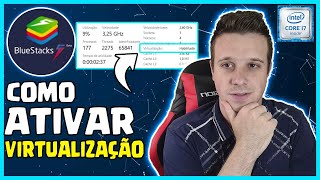 COMO ATIVAR A VIRTUALIZAÇÃO DO SEU PC PRA EMULADORES [upl. by Barbur584]