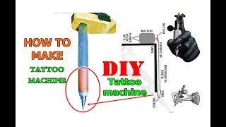 How To Make a Tattoo Gun HomemadeTutorial [upl. by Nohsauq]