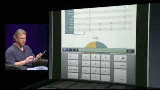 Apple iPad Phil Schiller iWork demo part 2  Pages Numbers [upl. by Aihsatan]