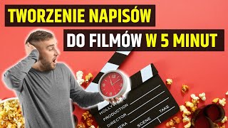 Jak szybko dodać napisy do filmu 🎬 [upl. by Oakie218]