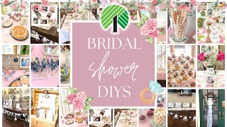 💍Easy amp Classy DIY Bridal Shower Decorations l Dollar Tree Bridal Shower Ideas l Bridal Shower DIYS [upl. by Fang]