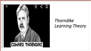 Thorndikes law of learningTrial and Error TheoryLaw of effect [upl. by Gamal]