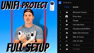 Unifi protect full setup [upl. by Eileek925]