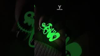 Ghost glow in the dark Click the link in the bio to shop yokefellow nails nailart naildesign [upl. by Wons]