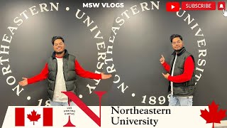 Northeastern University Toronto Canada 🇨🇦 Campus Tour  msw vlogs northeasternuniversity toronto [upl. by Dinse542]